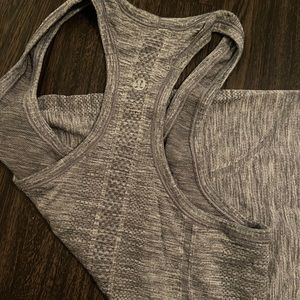 Lululemon grey racer back tank